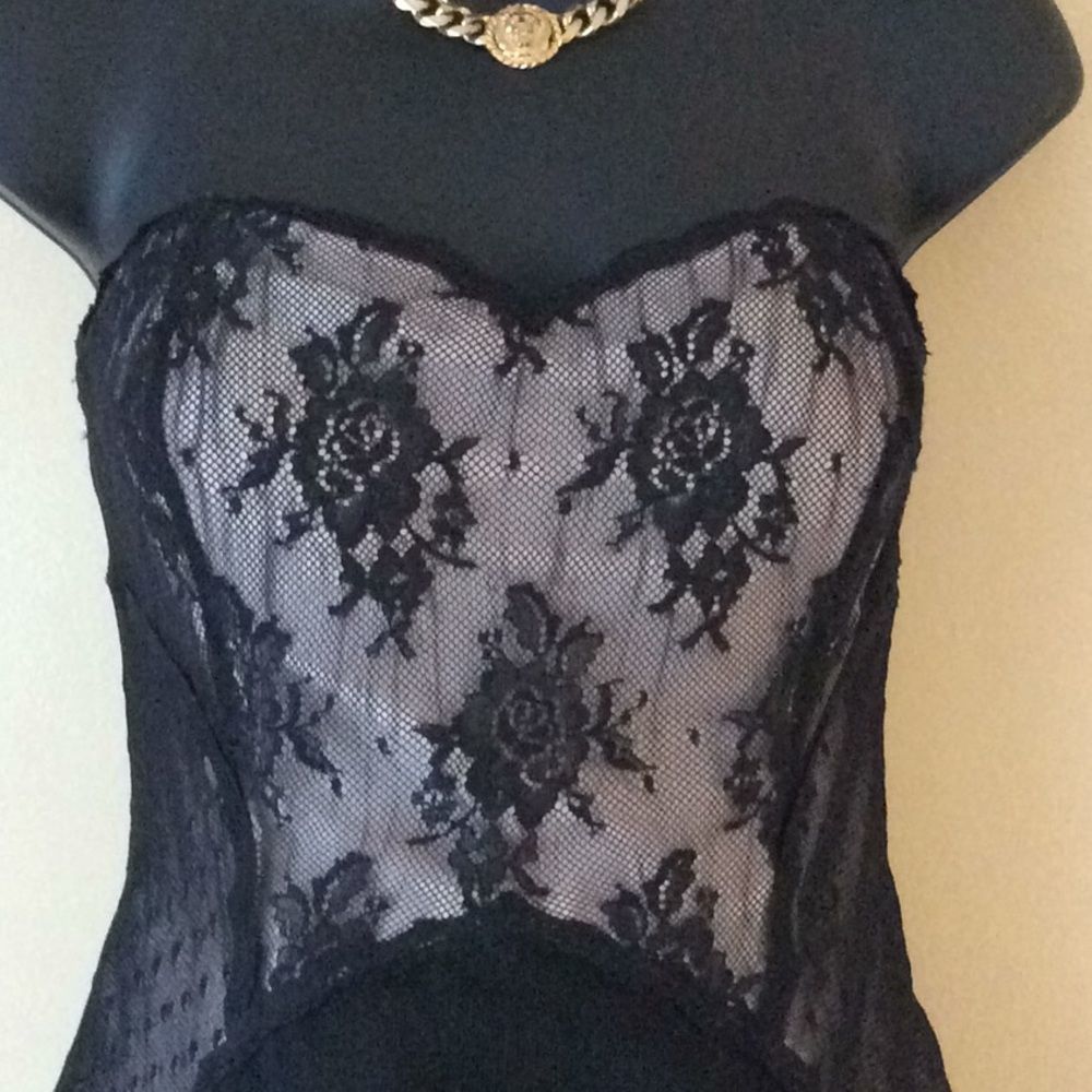 LACE💞WHITE house BLACK market 💞dress - Picture 4 of 8